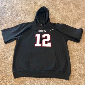 Tom Brady NFL 3XL Black Hooded Sweater